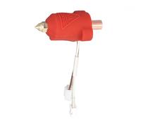 ANGGREK Kit de Hotend à Buse à Haut Débit Bloc de Chauffage en Céramique avec Anneau de Chauffage en Céramique 60W et 5 Buses en Laiton pour Imprimante 3D K1 K1 Température Élevée