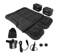 ANGGREK Matelas Pneumatique SUV, Matelas à Air Automobile Véhicule Gonflable de Voyage épaissis épaissis Accessoire de Camping, Oreiller à Coussin, Surface Flocale Portable, Facile Nettoyer, pour