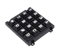 ANGGREK Module de Clavier 16 Touches Matériau ABS Boutons 4x4 pour Projets de Microcontrôleurs et Autres Applications