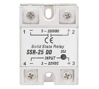 ANGGREK Module de Relais SSR 25A Solid State 5-220VDC, sans Vibration à Haute Vitesse pour L'automatisation Industrielle CNC Machine Tooll