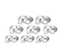 ANGGREK Moule de Bath Bomb, Moule à Gâteau en Alliage D'Aluminium DIY avec Film Protecteur Brillant Facile à Laver et à Démouler pour la Fabrication de Bath Bombs Pétillants et de (Combinaison 4)