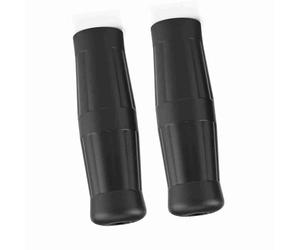 ANGGREK Poignées de Moto Universelles, Poignée de Guidon en Caoutchouc, Surface Antidérapante et Douce, Parfaites pour les Cafés Racer et les Vélos Personnalisés, Convient aux Guidons de 7/8 et 1