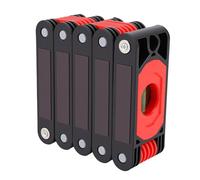 ANGGREK Règle de Niveau Multi-angle Pliable, Matériau ABS, 5 Aimants pour une Utilisation Mains Libres, 4 Tubes à Bulles pour des Mesures Précises dans le Travail du Bois