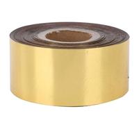 ANGGREK Rouleau de Feuille de Gaufrage à Chaud, 3 Cm X 120 M Cinq | Papier bronzant à transfert thermique, épaisseur 0.01mm, Activation 80-140 °C, artisanat du cuir, bricolage, emballage