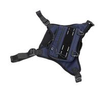 ANGGREK Sac de Gilet de Course à Pied, Sac de Poitrine Sport Réfléchissant Réglable en Nylon Imperméable, Support de Téléphone 14,96 X 10,25 X 1,18 Pouces pour la Course à Pied, Le (Blue)