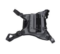 ANGGREK Sac de Gilet de Course à Pied, Sac de Poitrine Sport Réfléchissant Réglable en Nylon Imperméable, Support de Téléphone 14,96 X 10,25 X 1,18 Pouces pour la Course à Pied, Le (Gray)
