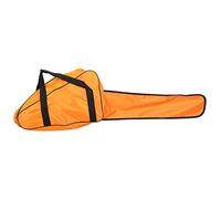 ANGGREK Sac De Tronçonneuse Tronçonneuse Cas Tronçonneuse Sac De Rangement Orange Brillant 600D Polyester avec Fermeture À Glissière Sangle Réglable pour 12in 14in 16in Scies