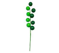 ANGGREK Saint-Patrick's Day Shamrock Clover Butures Tiges Artificielles 32 Cm Multicolores pour la Décoration de Mariage du Jardin avec Matériau en Mousse en Plastique (5)