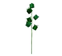 ANGGREK Saint-Patrick's Day Shamrock Clover Butures Tiges Artificielles 32 Cm Multicolores pour la Décoration de Mariage du Jardin avec Matériau en Mousse en Plastique (6)