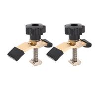 ANGGREK Serre-joint de Plaque de Pressage, Serre-joint de Maintien à Rainure en T en Alliage D’aluminium avec Manchon de Protection pour Bouton, capacité 65 Mm 45 Mm, 2 Pièces, po