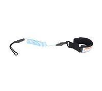 ANGGREK Stand Up Paddleboard Leash Leash Surfboard Lash Corde à Cheville enroulé 5 Pieds Bobine de Cheville de Cordon PU Réglable avec Manchette de Néoprène Confortable pour Plancher de Surf (Blue)