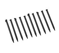 ANGGREK Stylet pour la Nouvelle 3DS XL, Stylet Tactile Compact et Ergonomique, Expérience d'écriture Fluide, Ensemble de 10 Pièces pour Console Portable (Black)