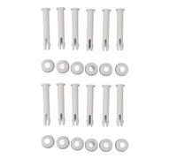 ANGGREK Support de la Piscine de Braquette Nail PVC Piscine de Natation Boulon Joint Boulon Pin 12 Pack Bracket Kit pour 28270 28272 avec Une Installation Facile Fixation Secure Good Material (6 cm)