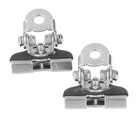 ANGGREK Support de Montage de Barre Lumineuse LED pour Capot, Pince de Lampe de Travail Réglable en Acier Inoxydable 304, Monte Solidement les Lumières pour Camions et SUV