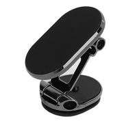 ANGGREK Support de Téléphone Magnétique pour Voiture, Support de Téléphone de Tableau de Bord en Métal, Conception de Rotation à 360 ° pour Une Utilisation Universelle dans Le Véhicule (Black)
