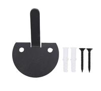 ANGGREK Support Murale, Support Européen pour Crâne Crochet pour Tête de Cerf Support en Acier Carbone Premium Design Dissimulé Revêtement en Poudre Noir Satin