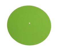 ANGGREK Tapis Anti-vibrations pour Platine Vinyle, 12 Pouces en Silicone | Tapis pour tourne-disque, diamètre 30,5 cm, conception antistatique, rainures antidérapantes, bruit de lecture réduit,