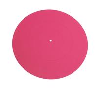 ANGGREK Tapis Anti-vibrations pour Platine Vinyle, 12 Pouces en Silicone | Tapis pour tourne-disque, diamètre 30,5 cm, conception antistatique, rainures antidérapantes, bruit de lecture réduit,