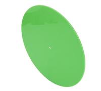 ANGGREK Tapis de Platine en Acrylique, Slipmat Acrylique Premium pour Une qualité Sonore Améliorée, Un Bruit Statique Réduit, Idéal pour Les Joueurs Record de 12 Pouces (Green)
