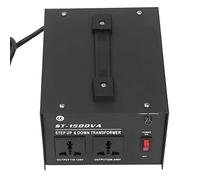 ANGGREK Transformateur de Tension Convertisseur élévateur 1500W Convertisseur de Tension CA Réglable Fer ABS Cuivre 50 60Hz 9A avec Protection contre les Surcharges pour L'industrie des (Prise UE)