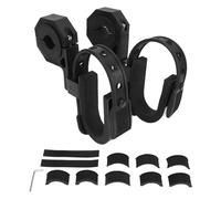 ANGGREK Utv Roll Bar Mount Light Bar Support de Travail Boullage de Travail Universal Headlight Bracket 2 Pack pour 1,75 à 2 Pouces Cage en Carbone en Carbone avec des Sangles à Supports