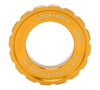 ANGGREK Verrouillage Central Verrouillage du Frein ¨¤ Disque du Moyeu de en Aluminium Alliage 26 Mm Id 44 Mm od Cnc usin¨¦ pour le V¨¦lo de Montagne ¨¤ Travers l'essieu avec Lib¨¦ration Rapide (Dor¨¦)