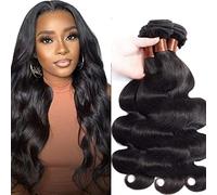 Angie Queen Hair Body Wave Brazilian Virgin Human Hair One Bundle 100g Natural Color 100% Unprocessed Brazilian Body Wave Hair Bundles for Black Women