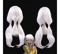 Angie Yonaga Cosplay Perruque blanche longue deux queues de cheval V3 Killing Harmony Ultimate Artist cheveux synthétiques