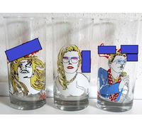 &AngiesStrickZauber vendu : 3 verres de collection 0,3 litres/rétro/vintage/verres à long drink/musique