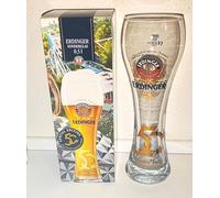 & AngiesStrickZauber Vendu : Erdinger, verre à bière blanche, 1 x 0,5 l, avec carton, édition spéciale, 50 ans Europa Park
