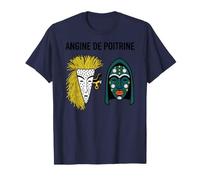 Angine de Poitrine Masque Tribal Africain T-Shirt