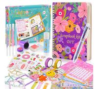 Anginne Cadeau Fille 4 5 6 7 8 9 10 11 Ans, Scrapbooking Enfant Jouet Fille 4 5 6 7 8 Ans Carnet Secret Fille Bricolage Enfant Activites Manuelles pour Enfants