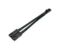 Angitu Corsair Câble adaptateur répartiteur pour hub de ventilateur RVB Corsair 3 broches 4 broches pour Corsair Lighting Node Pro Commander Pro Core vers ARGB standard 3 broches 5 V (3P femelle-2