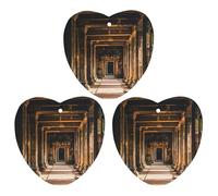 Angkor Thom Lot de 3 désodorisants à suspendre pour voiture, maison, bureau, style noir