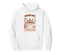Angkor Wat Cambodge, Souvenir de Voyage Amusant du Temple Khmer Sweat à Capuche