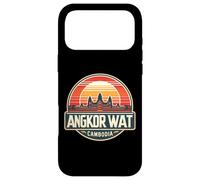 Angkor Wat Cambodge Souvenir rétro Vintage Soleil Coque pour iPhone 17 Pro Max