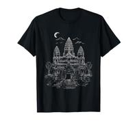 Angkor Wat Carte historique ancienne des Khmers cambodgiens T-Shirt