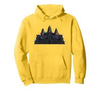 Angkor Wat Temple Cambodge Design Khmer Art Style Sweat à Capuche