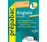Anglais 1er LV1 & LV2