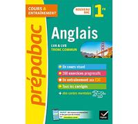 Anglais 1re (tronc commun) - Prépabac: nouveau programme de Première 2019-2020