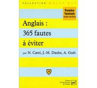 Anglais, 365 fautes à éviter