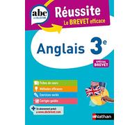 Anglais 3e - ABC Réussite - Le Brevet efficace - Cours, Méthode, Exercices - Brevet 2026 - Nathan