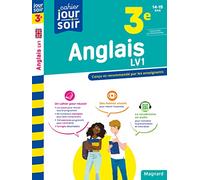 Anglais 3e LV1 - Cahier Jour Soir: Conçu et recommandé par les enseignants