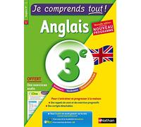 Anglais 3ème - cours + exercices + audio - Je comprends tout - conforme au programme de 3e
