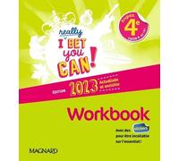Anglais 4e A2>B1 I Really Bet You Can! - Workbook - Edition 2023