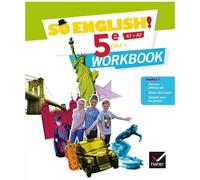 Anglais 5e Cycle 4 So English! - Workbook
