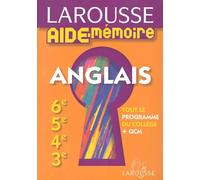 Anglais: 6e, 5e, 4e, 3e