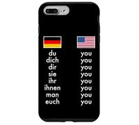 Anglais Allemand Apprendre Grammaire Drôles Professeurs Coque pour iPhone 7 Plus/8 Plus