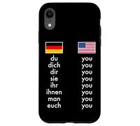 Anglais Allemand Apprendre Grammaire Drôles Professeurs Coque pour iPhone XR