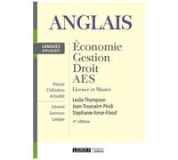 Anglais Appliqué 1 - Economie, Gestion, Droit, Aes Licence Et Master